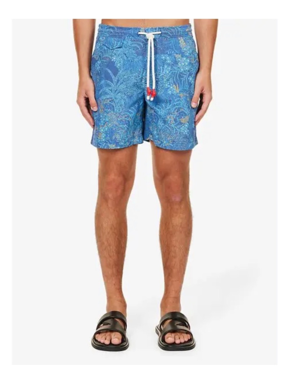 Orlebar Brown Standard Floral-Print Swim Shorts Sz 36